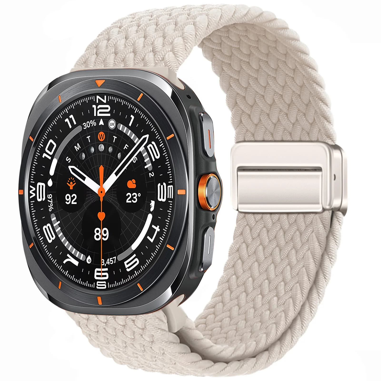 Braided Magnetic Nylon Bracelet Strap