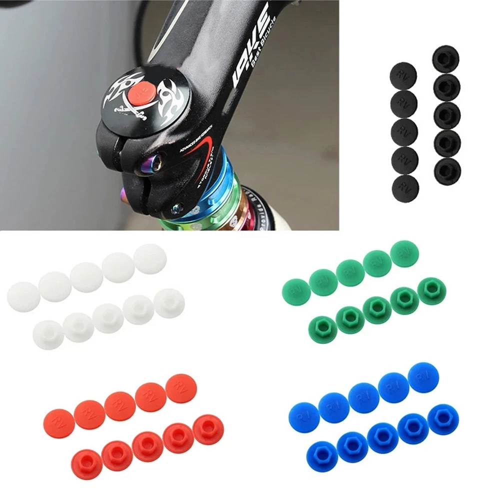 Device Mountain Bike Dust-Proof Bicycle Stem Protective Hexagon Bolt Cover Hexagon Screws Cap Screw Caps Bike Headset Stem