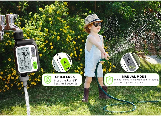 タカギ 自動水やりタイマー 雨センサー付と噴霧ノズル ドリップ散水