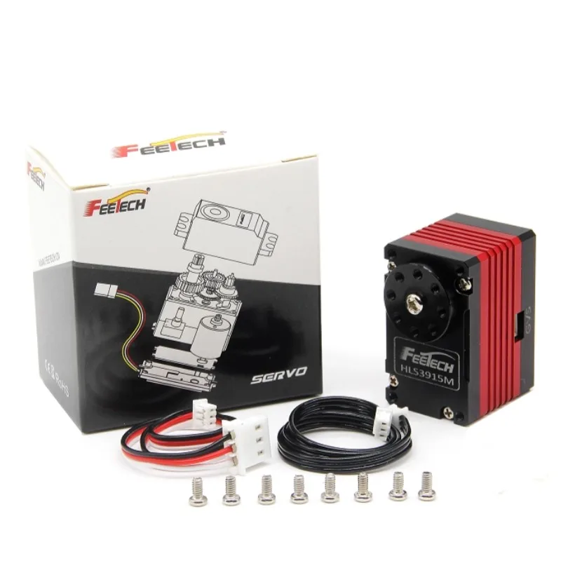 Servomotore Robotico Destro con Controllo di Coppia 15Kg.cm, Completamente in Metallo, Doppio Albero, TTL, per Robot Feetch e RRM Grip HL3915M - immagine 6