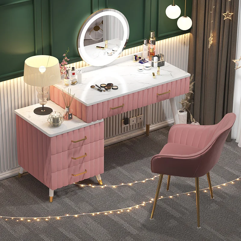 Organizer Specchiera Leggera Piccola Camera Da Letto Mobile Vanity Desk Set Make Up Cassetti Coiffeuse De Chambre Furnitures