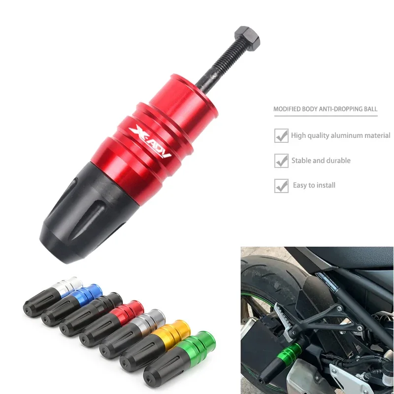 Moto Cnc Frame Crash Pad Cursori Di Scarico Crash Protector Per Honda Xadv 750 Xadv750 X-Adv750 X-Adv 750 2019-2022