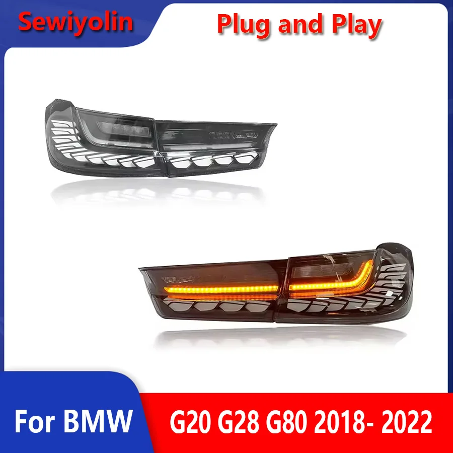 

Car Accessories Tail Light For BMW G20 G28 G80 2018- 2022 320i 325i 330i 335i LED Lamp M3 DRL Brake Animation Automotive