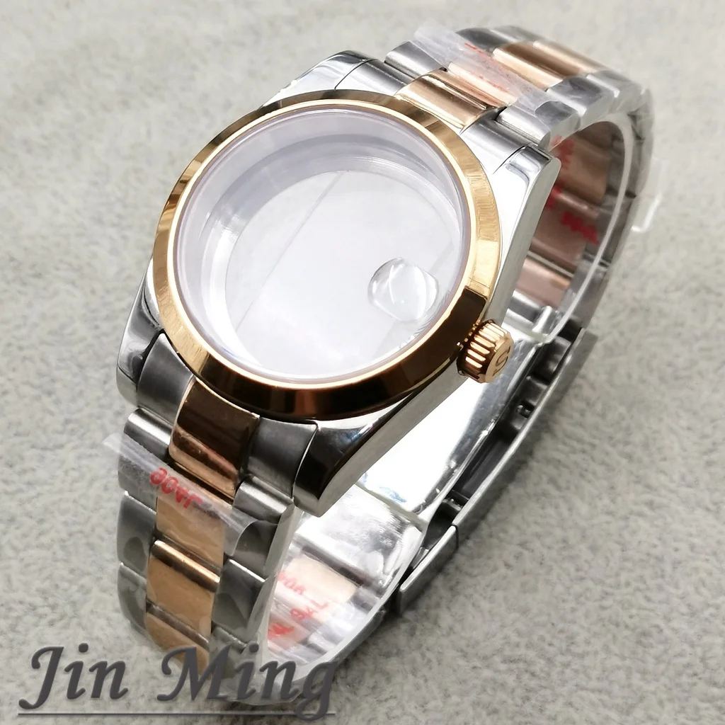Premium Sapphire Glass Watch Case & Strap, 36mm/40mm, with S Crown