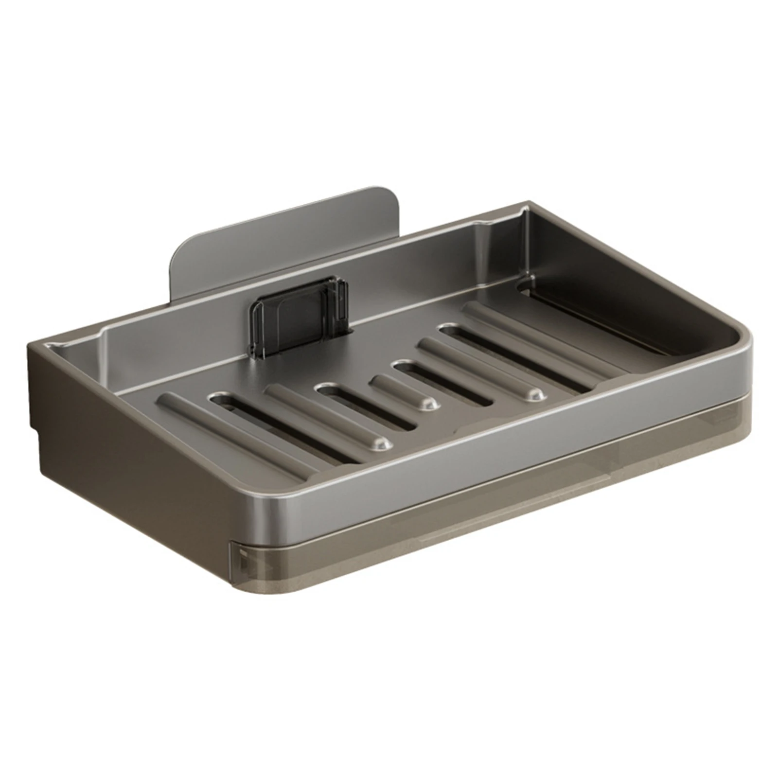 Soap Holder Shower Soap Tray Soap Dish Rack Storage Rack Wall Soap Dish for Bathroom Case Soap Box Dish Storage Plate Drain Box Holder Bathroom Accessories