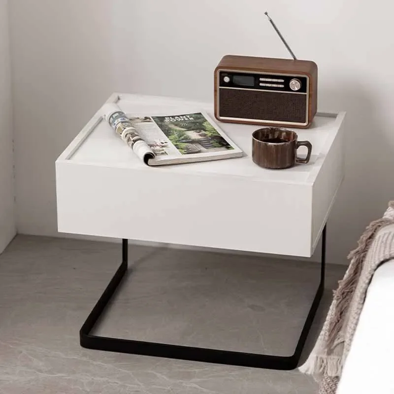 

Bedroom Modern Nightstand Natural Wood Organzizer Luxury Storage Bedside Cupboard Mobile Narrow Tables De Nuit Nordic Furniture