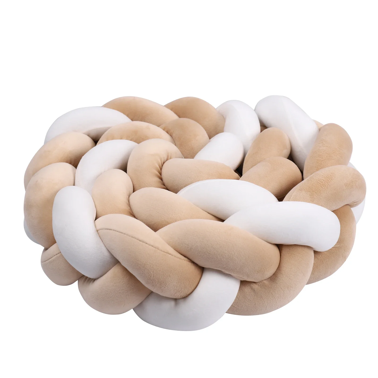 תינוק תינוק מיטת תינוק פגוש מיטת תינוק מגן מצעים סט לתינוקות בנים בנות צמה כרית קשר כרית כרית כרית עם עיצוב החדר 1-4 מ'