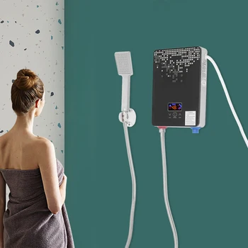 6.5KW 3 in 1 Electronic Water Heater Adjustable Pressure Resistant Ready to Water with Shower Nozzle Temperature up to 55°C