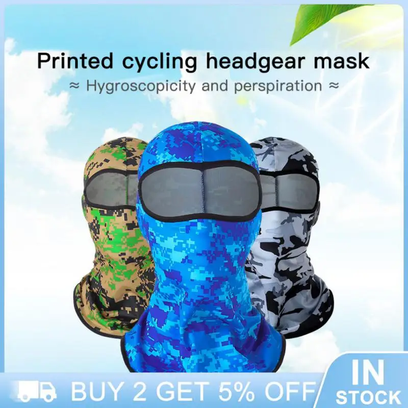 

New Motorcycle Mask Quick Summer Full Cover Face Mask 12 Colors Balaclava Riding Mask Uv Protection Cycling Equipment