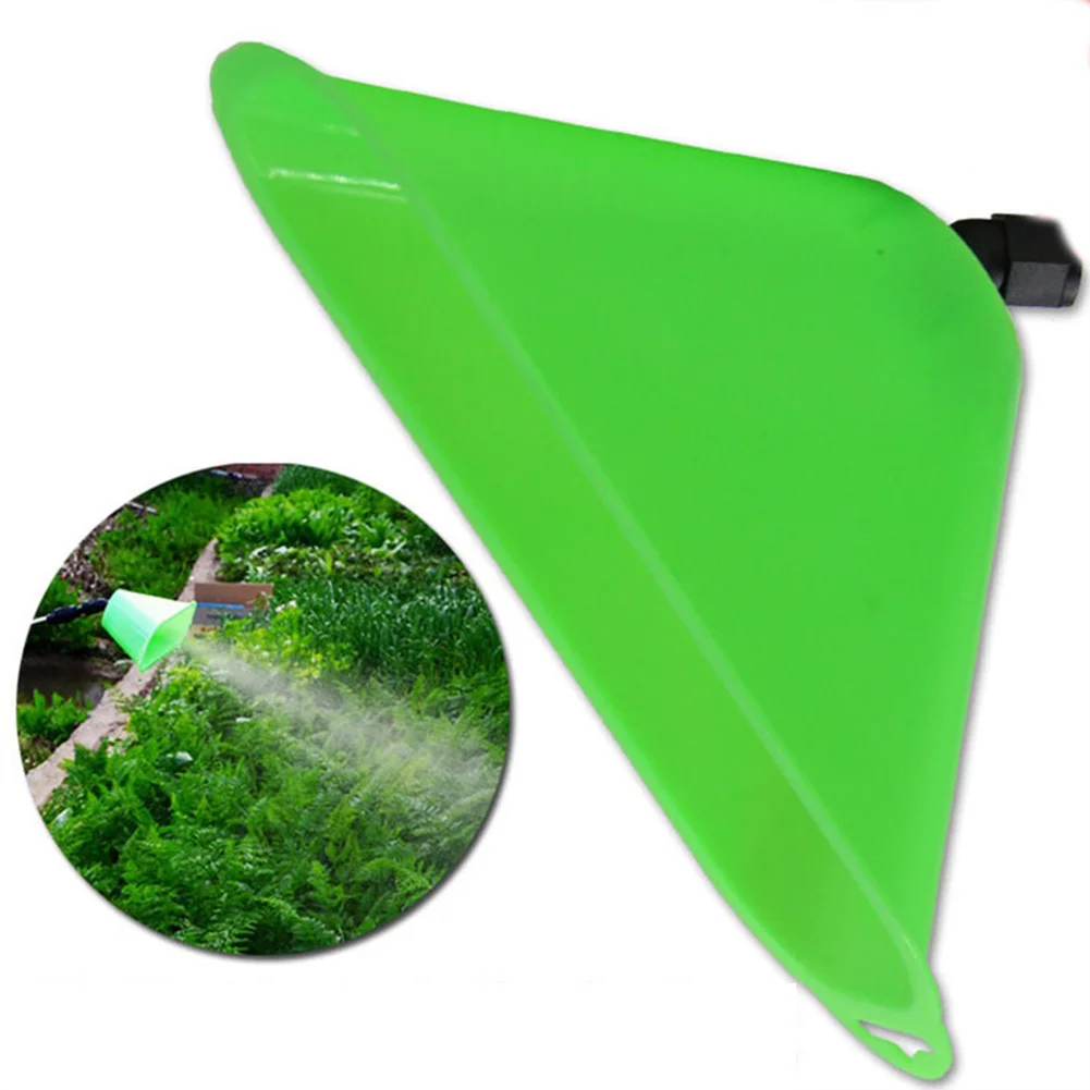1Pc Power Sprayer Coperchio Antivento Spruzzatore A Forma Di Corno Ugello A Spruzzo A Ventaglio Scudo Antivento Coperchio A Ventaglio In Plastica