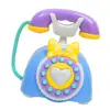 Plastic Electronic Vintage Telephone Landline Kids Pretend Play Early Educational Toy Birthday Gift 4