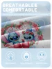1 cartoon cute Stitch pattern digital printed frosted Fitted Sheet,bedroom printed bed cover,bedding(No pillowcase) 5