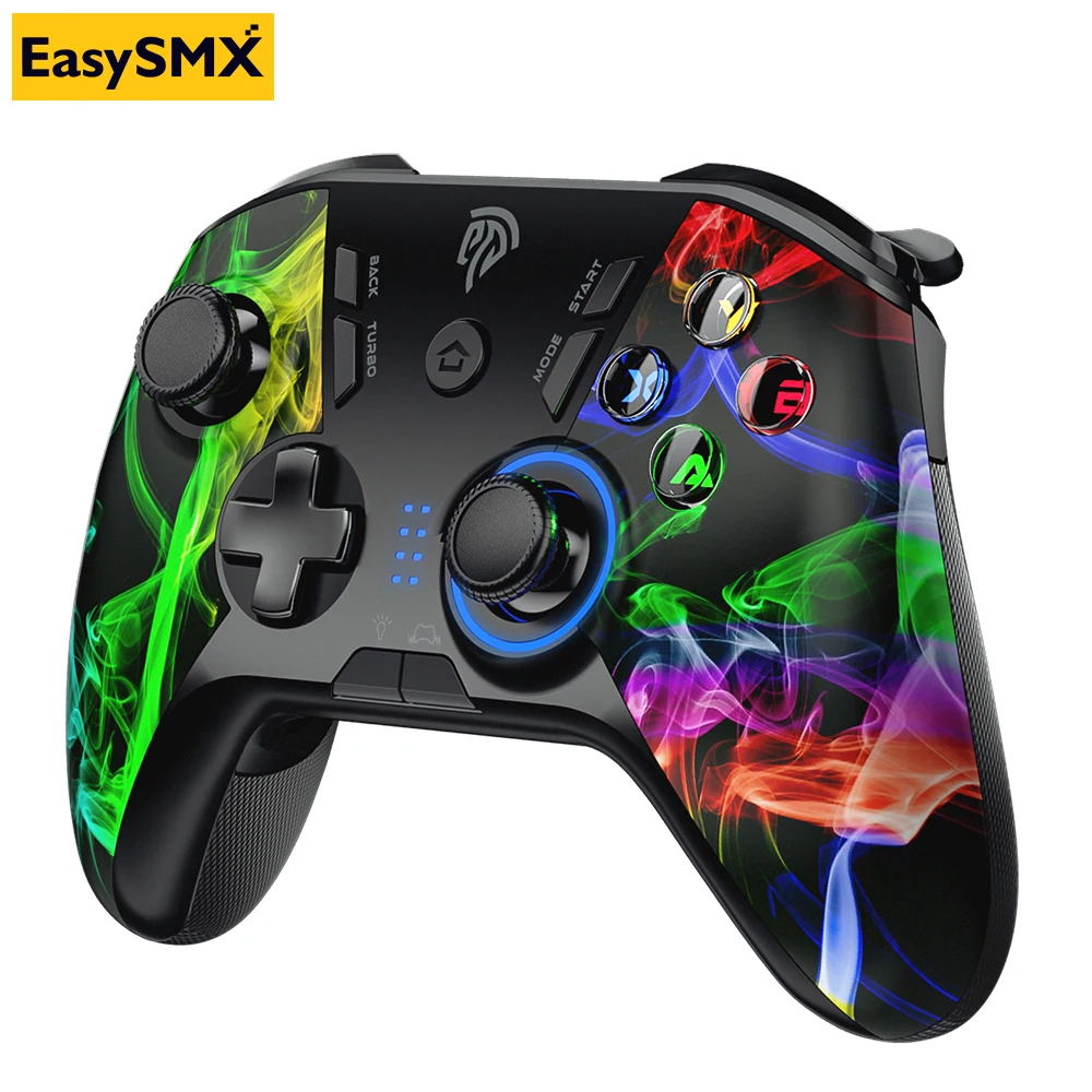 

EasySMX Arion 9110 Wireless Gamepad Joystick PC Controller with 4 Programmable Buttons,Turbo Vibration,for PS3/Android TV Box/NS