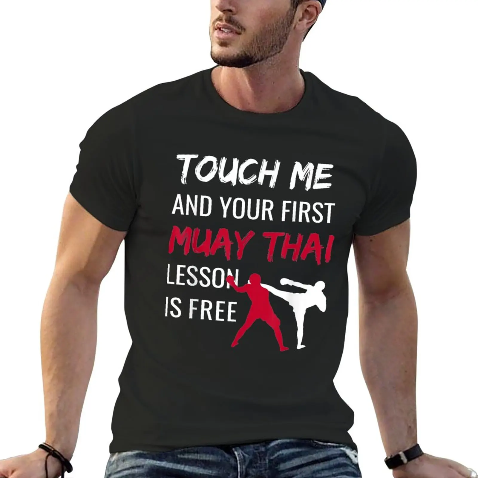 

Funny Muay Thai . - Muay Thai Sensei Dojo . Gift T-Shirt T-shirt short t-shirts man T-shirt for a boy fitted t shirts for men