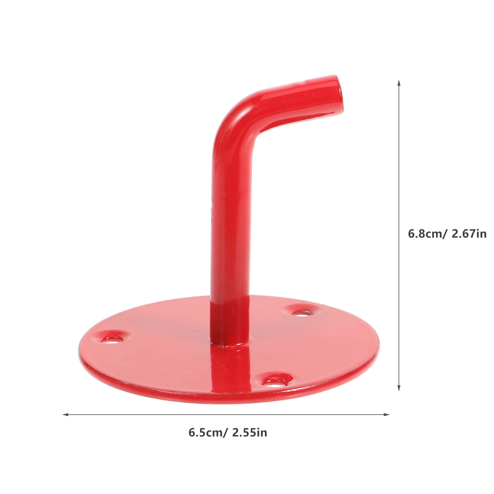 벽 장착용 소화기 후크, 브래킷 장착 브래킷, 거치대 레드