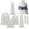 2 4 7Pcs/Set Silicone Anti Cellulite Cup Vacuum Massage suction Cups Body Pain Relief Roller Manual Suction Cups Cupping Therapy 1