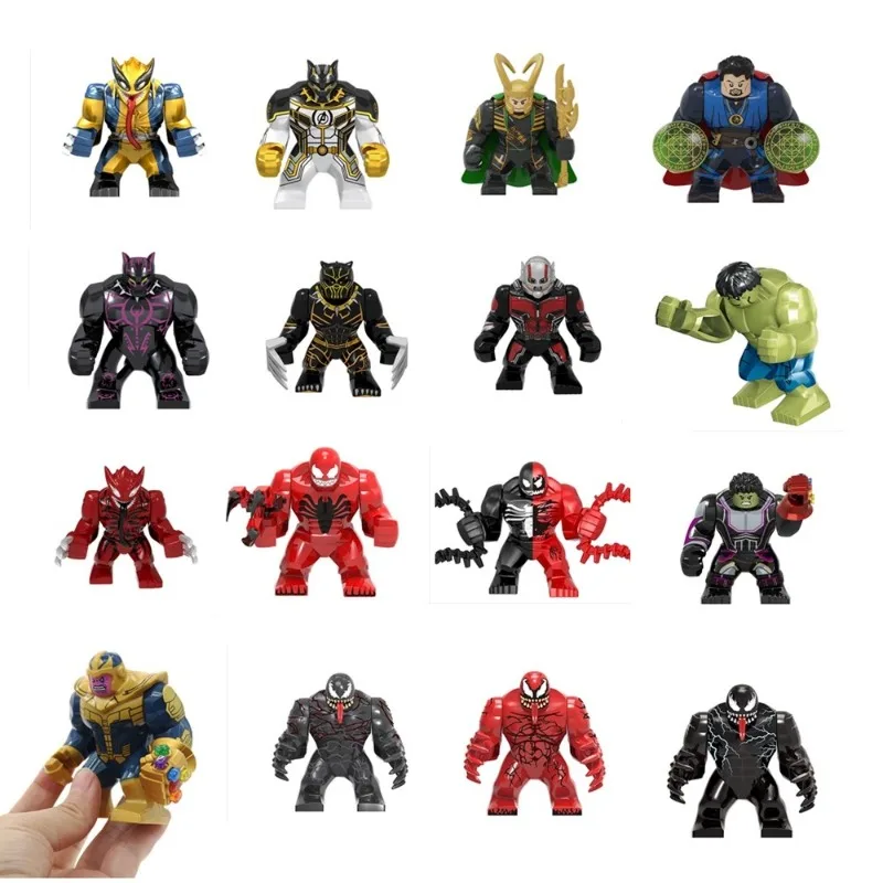

Marvel Adult Block Toy Superhero Action Figure Model Green Giant Spider Man Children's Assembly Block Toy Birthday Gift