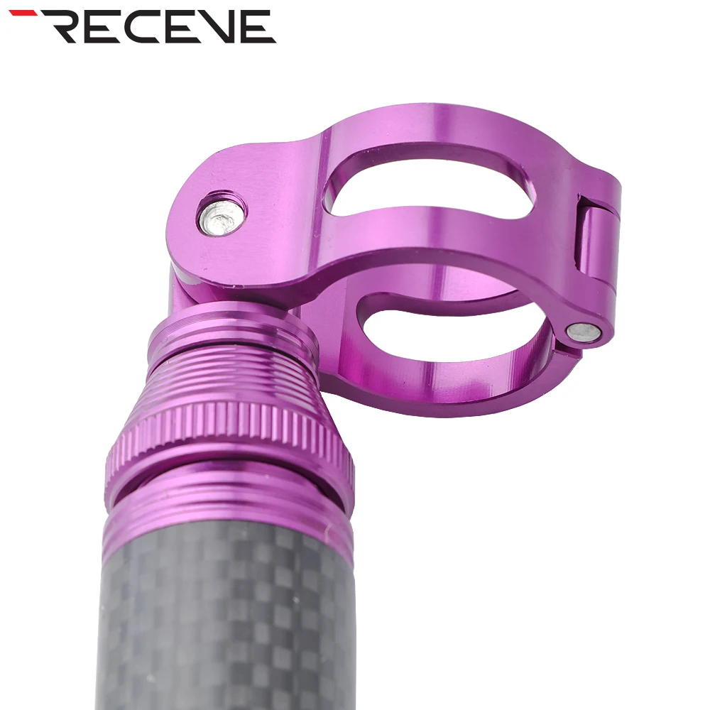 RECEVE Folding Bike Telescopic Rod Bicycle M Shape Handlebar Brace Bridge Extender Swallow-shaped Handlebar Holder For Brompton