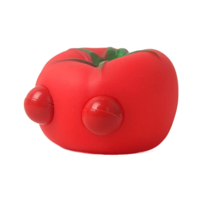 Novelty Stress Relief Toys with Pop Out Eyes Vegetables Kneading Slow Rebound Silicone Toys Autism ADHD Kawai Cute Squeeze Toys 5