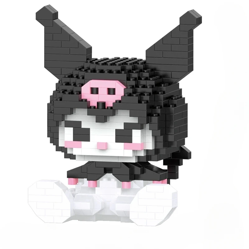

Sanrio Anime Building Blocks Assemble Cartoon Figure Kuromis Melodys Educational Building Block Toy Children's Bricks Gift
