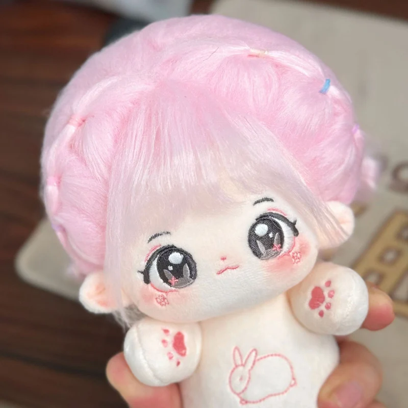 thumbnail image 1 of Muñeca de algodón de felpa Kawaii, figura de súper estrella rellena, flores de cerezo, cuerpo gordo, muñeca de fruta, puede cambiar la ropa, regalo, 20cm, 1 of 5