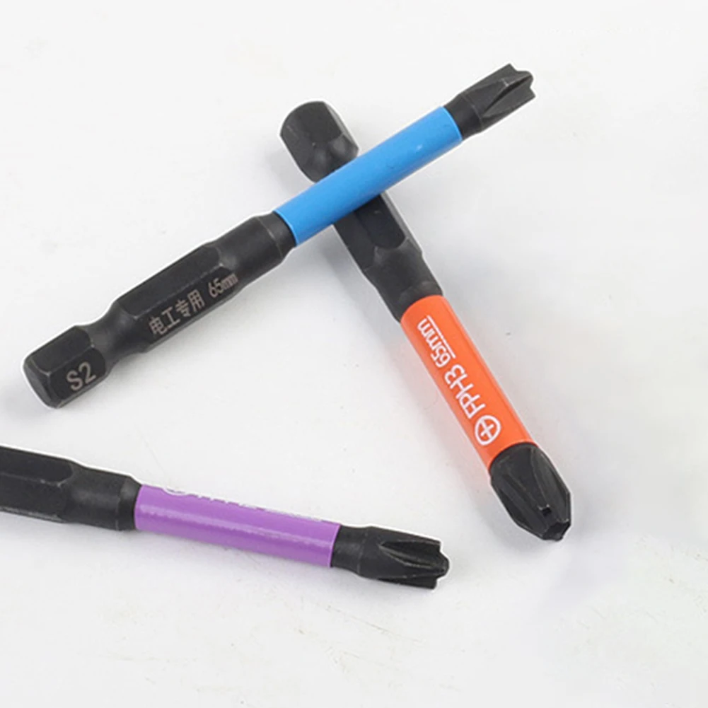 Magnetic Batch Head Impact Cross Screwdriver Set 3Pcs