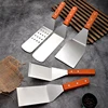 Stainless Steel Spatula and Grill Scraper Non Stick Durable Barbecue Cooking Tools Pizza Shovel Pancake Beef BBQ Utensils