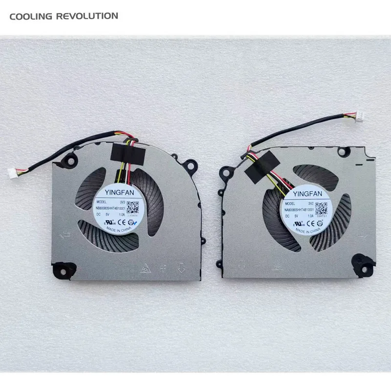 Ventilador de Refrigeração para Laptop Cpu Colorido Estrela Escondida P16 Yingfan 3v2 3v3 na B800805hht4b10001 dc 5v 1.0a Novo Original