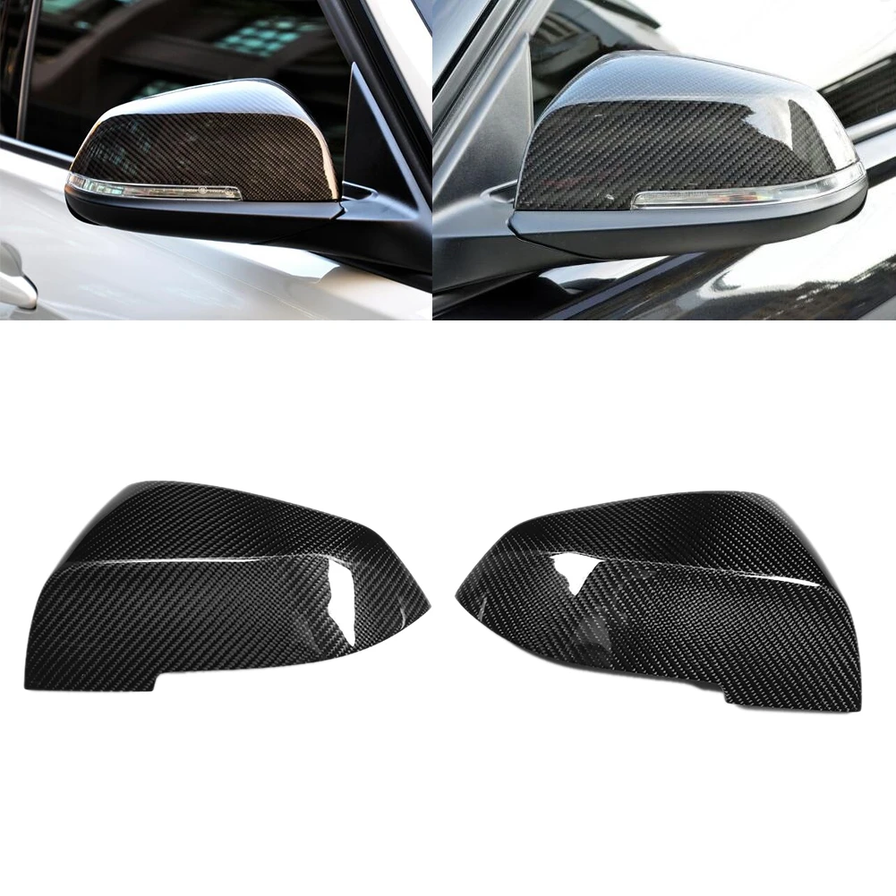 Side View Mirror Cover Carbon Fiber Rearview Mirror Covers for BMW F20