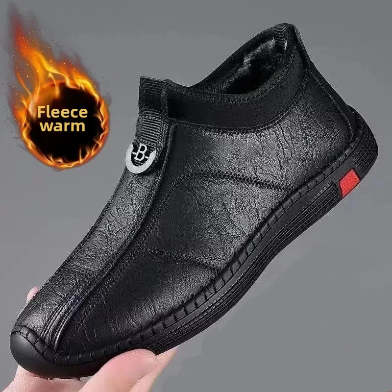 Black cotton shoes