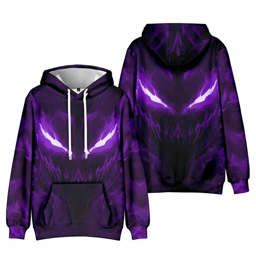 thumbnail image 1 of Sudadera con capucha de manga larga para hombre y mujer, con estampado 3D de Anime Solo Leveling, para otoño, 1 of 5