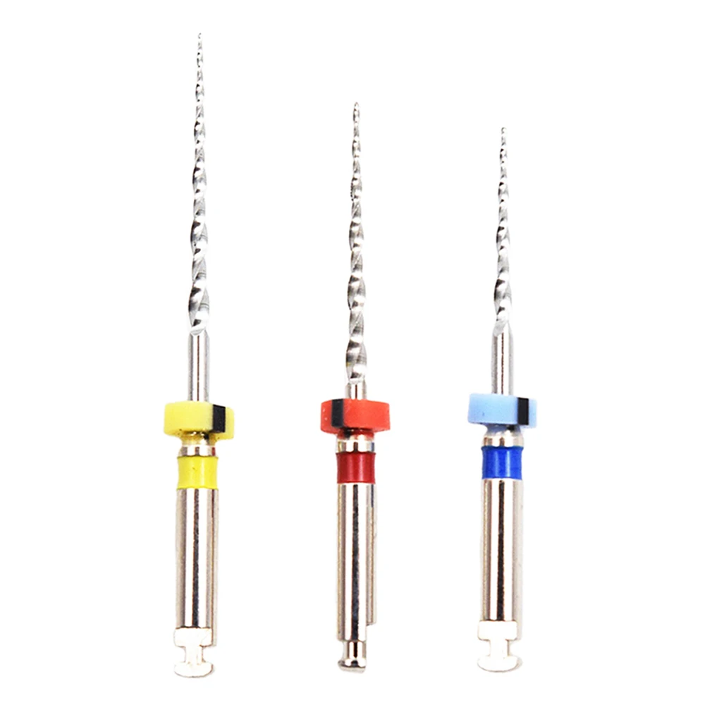 3 PCS/Pack Dental Niti Material Retreatment Files Rotary Files For Root Canal Cleaning Dentistry Endo Instrument endo rotary files dental pulp files