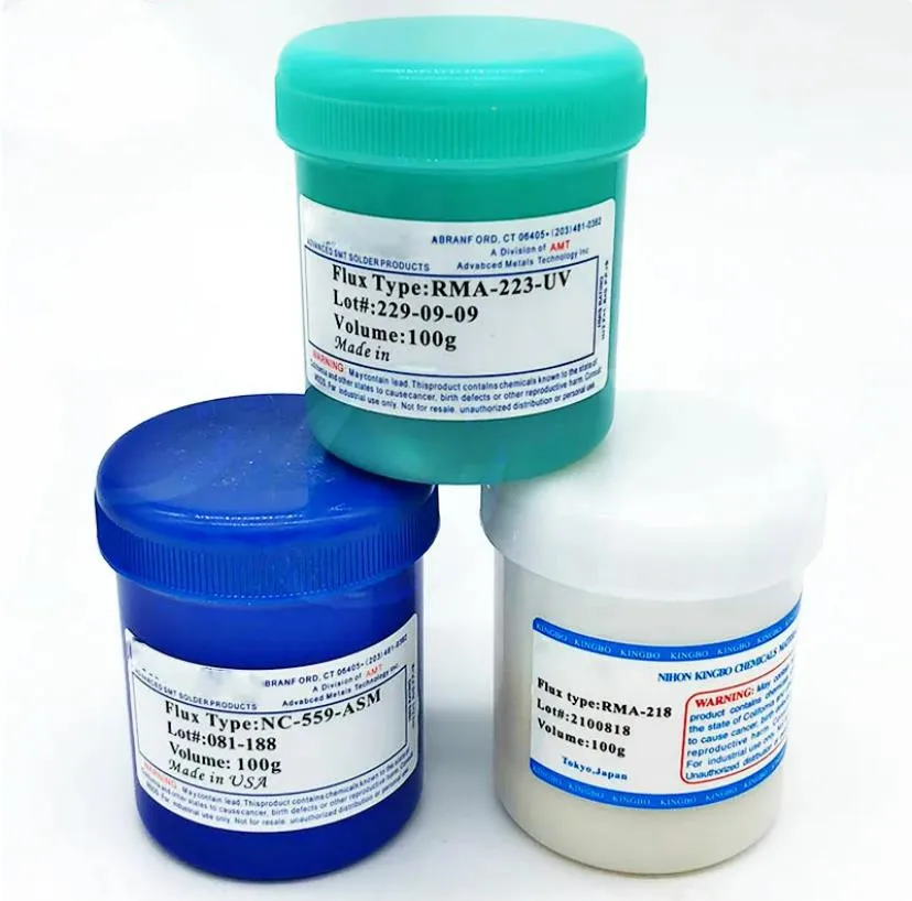 

NC-559-ASM 223/218 100g Lead-Free Solder Paste Flux No-clean Welding Flux For SMT BGA Reballing Soldering Welding Repair Tool