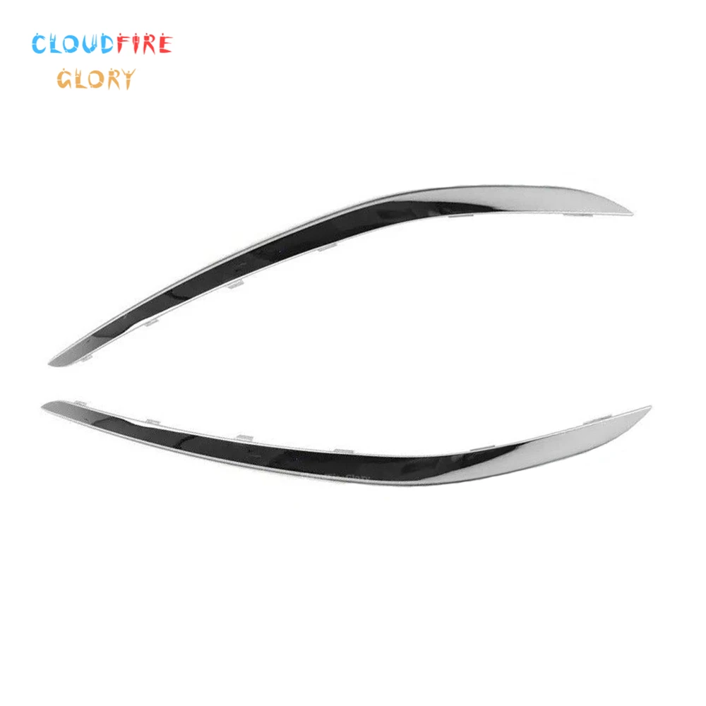 

51117362695 51117362696 Chrome Pair Front Left Right Bumper Molding Trim Plastic For BMW G12 7-Series Base 2016 2017 2018 2019