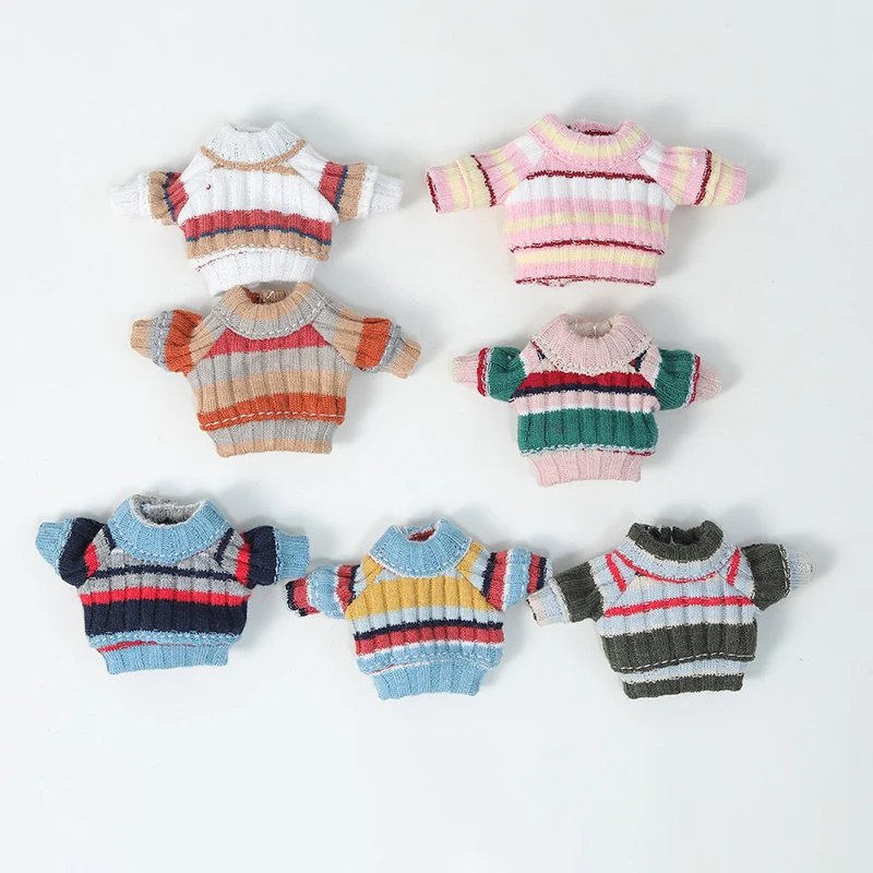 Vestiti Per Bambole BJD OB11 E Body9 | Maglione Multicolor Per Doll 1/12 Scala - Foto 7