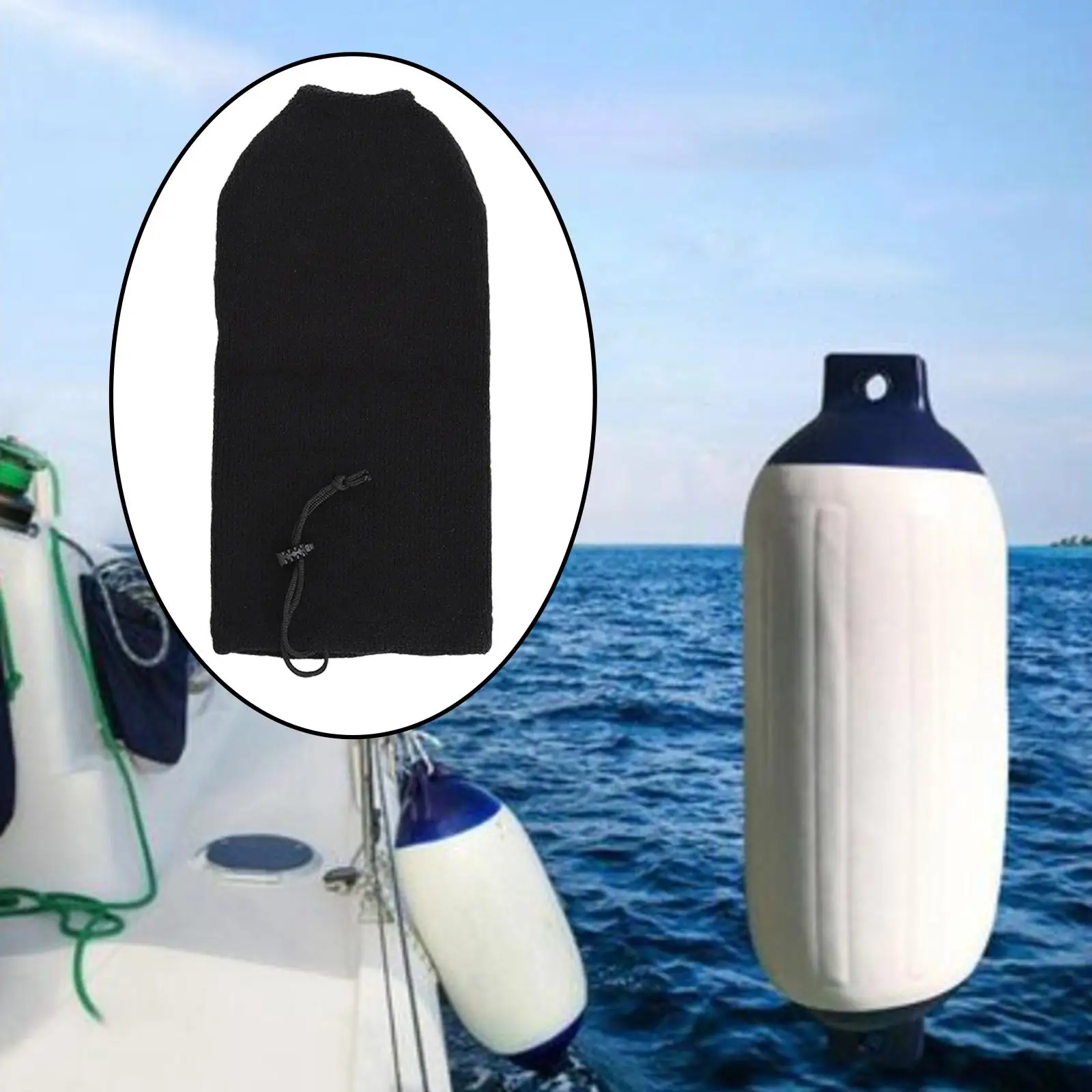 Boat Cover, Soft Acrylic Socks Side Cover Anti Collision Good Elasticity Protection for Marine Mooring Salt Protection