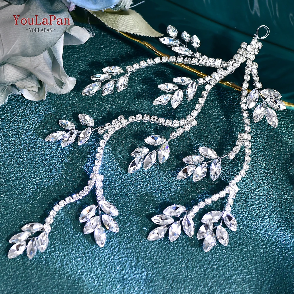 YouLaPan Fashion Bride Hair Pieces Bling Rhinestone Wedding Headband Hair Accessories Women Banquet Headpieces Tiara HP798