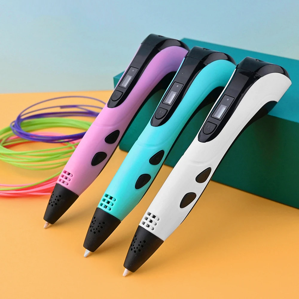 DIY 3D Pen 3D Printing Pens with PLA Filament For Children Kids Creative Portable Child's Birthday Gift Christmas 3d printing pen