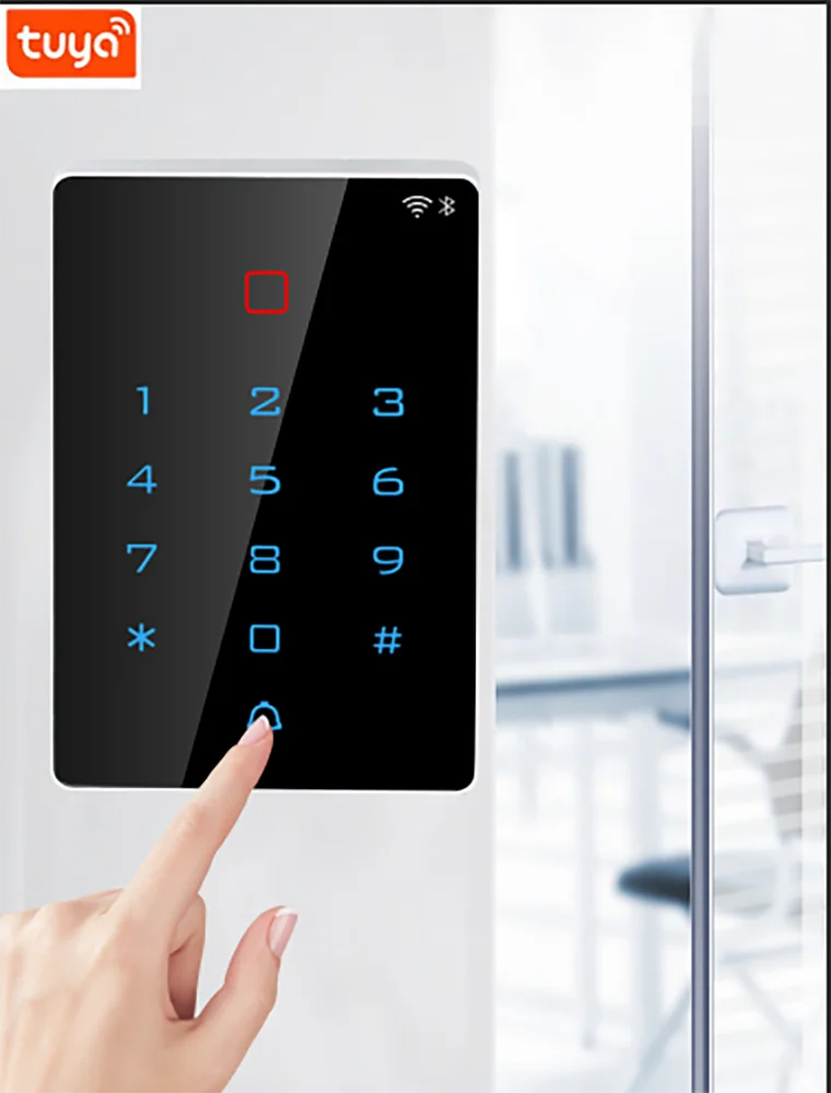 WiFi Tuya Access Controller Outdoor Waterproof Standalone RFID Keypad System 125