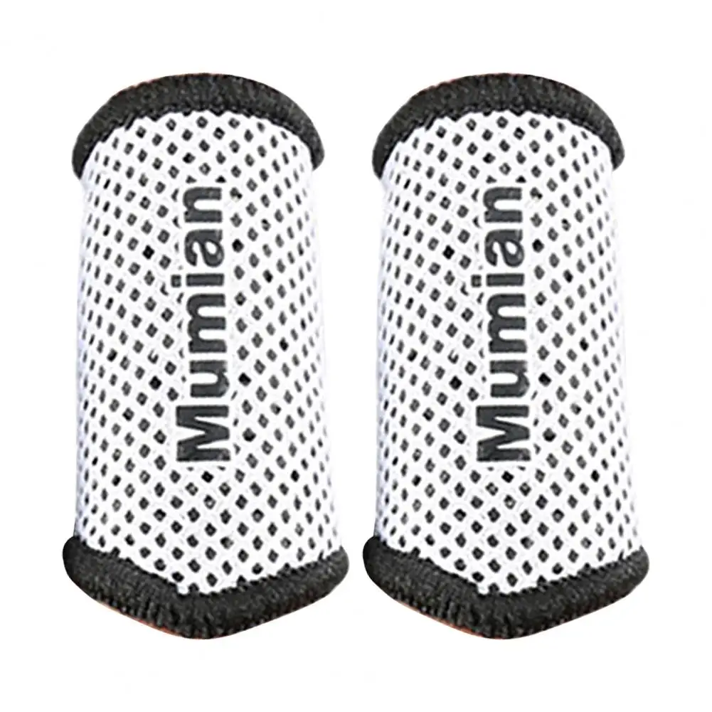 1 Pair Finger Protector Breathable Stylish Stretch Elastic Arthritis Finger Stall Protector Sleeve Sport Strap Wrap