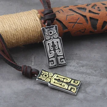 🐉 Chinese Coin & Dragon Pendant Necklace – Stainless Steel Armor Amulet with Wooden Box 1