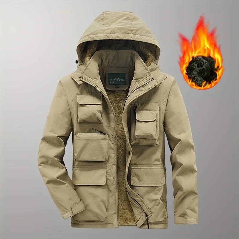 Men's Cold Jackets Military Coat Sports Sweat-shirts Winter Work