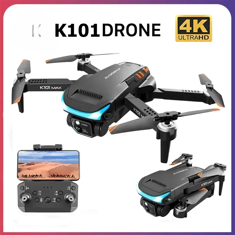 

Квадрокоптер K101 Max Профессиональный с двойной камерой 4K и Wi-Fi