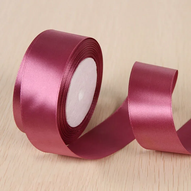 Vibrant Red Satin Ribbons for Holiday and Event Décor – Multiple Widths Available