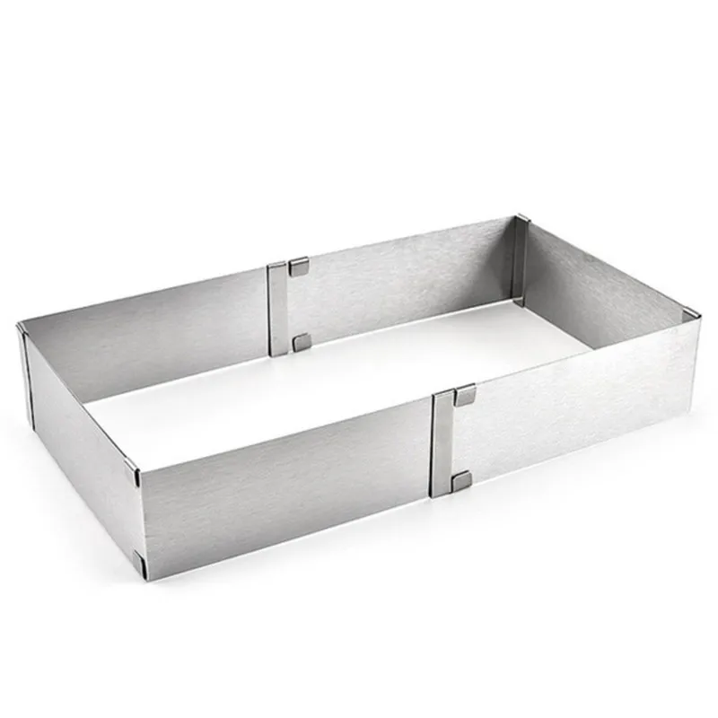 Joyfair 8 Inch Cake Tin, Stainless Steel Square Cake Tin With Lid, 20cm