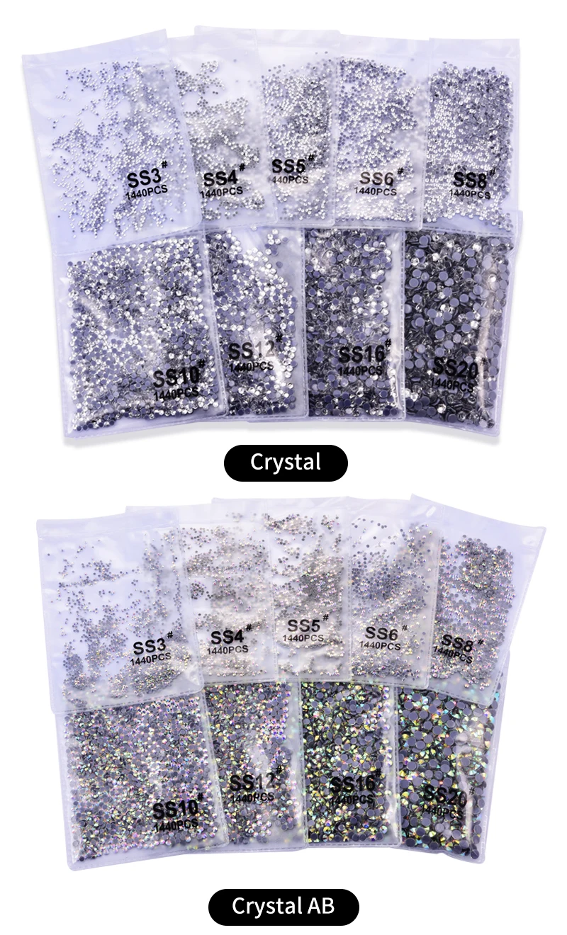 Crystal AB Glass Hotfix Rhinestone DMC Glue on Rhinestones стразы Glitter Diamond Strass Crystals for festival Garment Dress