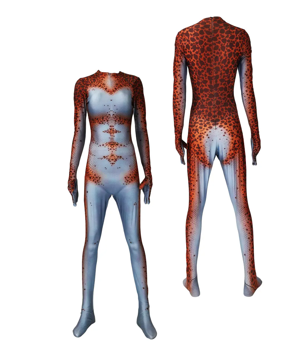 thumbnail image 1 of Disfraces de Cosplay de depredador para adultos y niños, monos de depredador con estampado 3D de película para hombre y mujer, mono Zentai para Halloween, 1 of 5