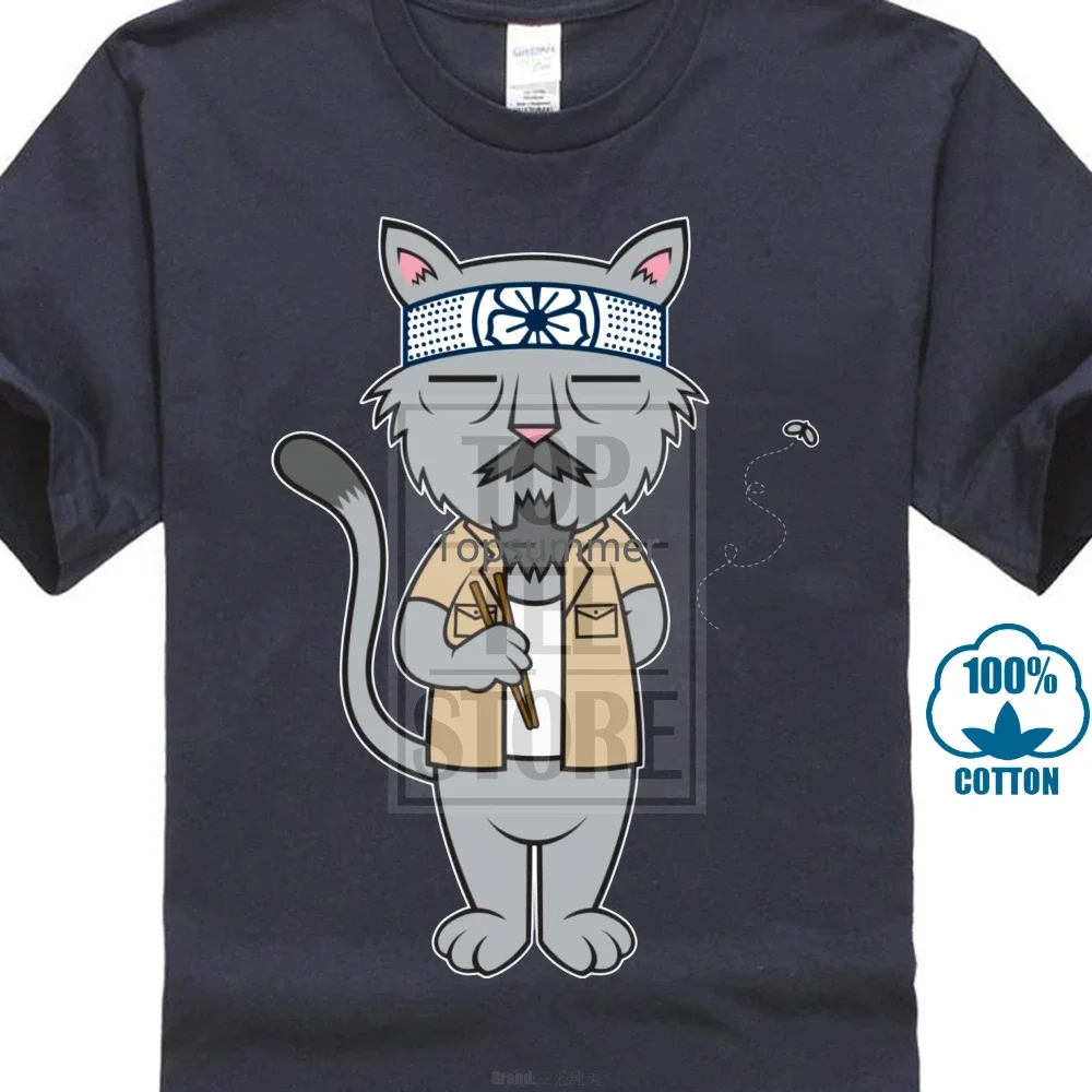 

Mr Meowgi Cat Taekwondo T-Shirt Men High Quality Judo Animal Tshirt Funny T-Shirts On Sale Cartoon Tee Shirts Summer