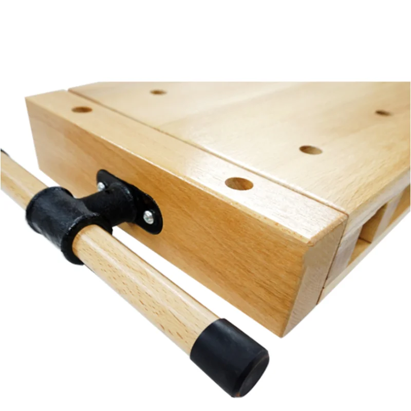 Household Small Woodworking Worktable Multi-function Woodworking Table Beech Solid Wood Manual Worktable