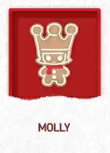 thumbnail image 1 of Christmas Gingerbread Man Series Popbean Molly Dimoo Labubu Pucky Haci Skullpanda Crybaby Action Figure Doll Toys Xmas Gifts, 1 of 5